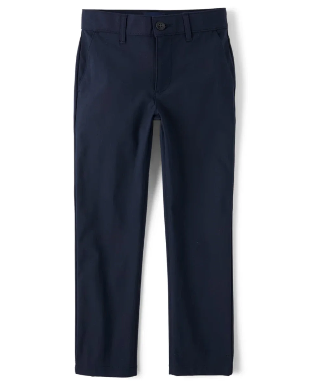 NEW The Children's Place Boy Navy Blue Uniform Quick Dry Skinny Chino Pants 16